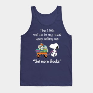 The Little Voice In My Head Keep Telling Me "Get More Books" Tank Top